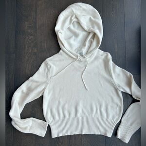 Sunday Best Hooded Sweater Size Small Organic Cotton & Cashmere